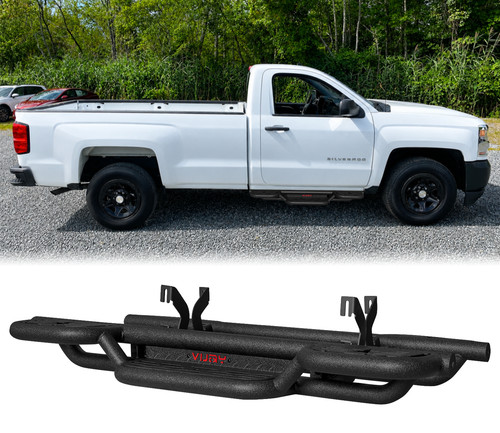 Side steps for silverado - side, 07-18